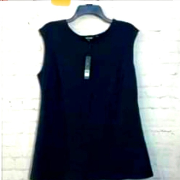 Nic & Zoe sleeveless  black top XL NWT - Picture 3 of 3